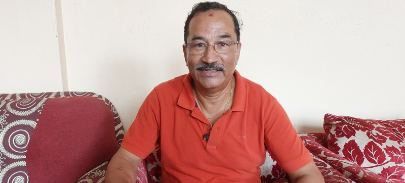टेनिस प्रतियोगितामा भाग लिन दार्जिलिङ गए कमल थापा